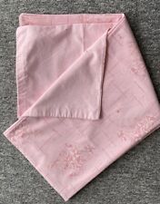 Floral Cross stitch flower print single duvet cover W53"x75"L reversible.