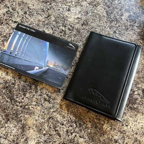 Jaguar leather wallet folder - jaguar,