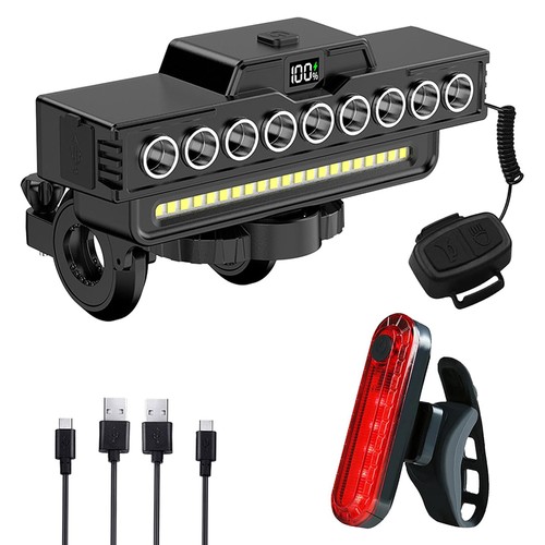 3000mah led bicycle bike light - 3000mah,