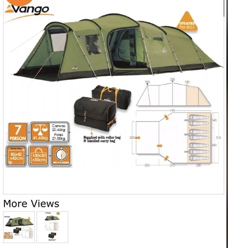 Vango maritsa 700 family tent - family,