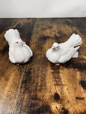 vintage white porcelain dove