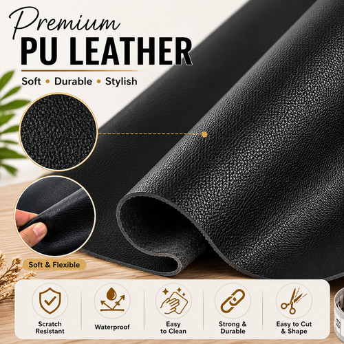 1mm black cowhide leather - 1mm,