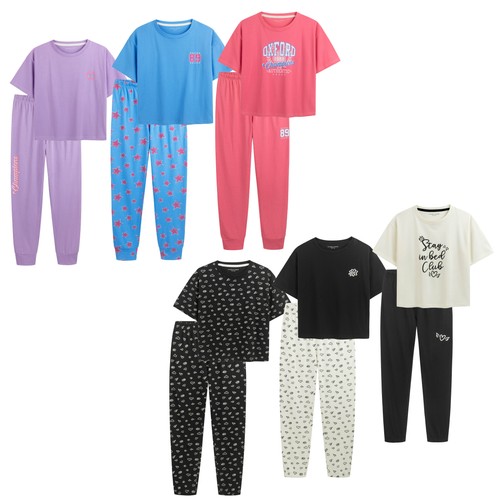 Girls short sleeve pyjamas set - girls,