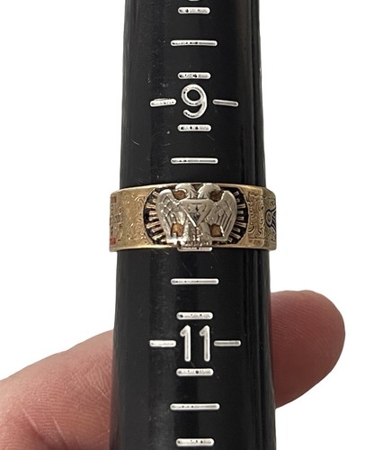 Vintage masonic ring 14k - masonic,