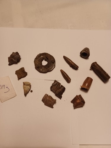 Ww2 shrapnel pieces - ww2,