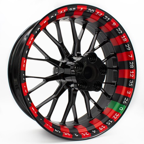 Motorcycle rim bed stickers - rim,