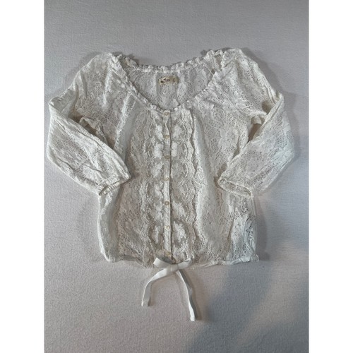 Hollister white floral - hollister, lace