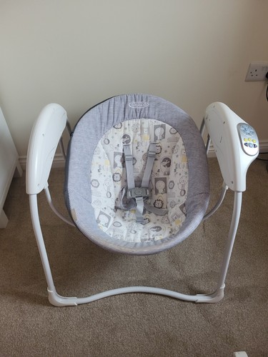 Graco baby swing chair - ,, grey