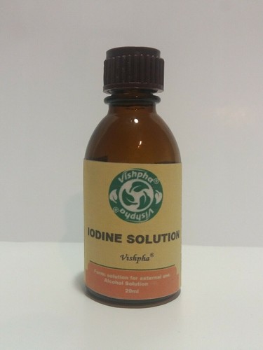Iodine solution antiseptic - iodine,
