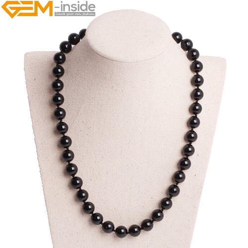 Natural black tourmaline round - natural,
