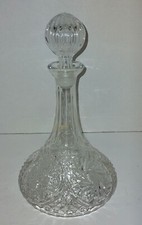 Vintage Clear Glass Decanter