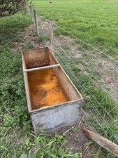 Fabulous Vintage 6' Galvanised  Water Trough
