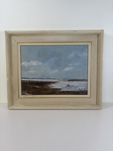 Seascape oil painting vintage - oil,