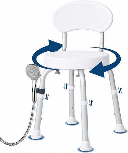 Shower chair stool seat 360 - shower, 360°