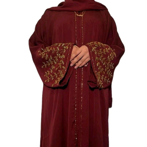 Riya abaya piece set - abaya, 3-piece
