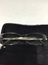 Ladies Used Black Camille Chanel Prescription Glasses.  Case Show Signs Wear.