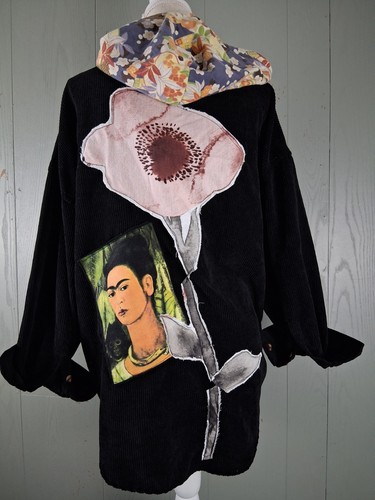 Upcycled womens jacket shacket - upcycled,