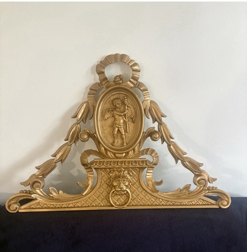 Gold angel cherub wall - gold,