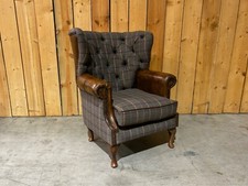 HANDMADE TAN BROWN TWEED &