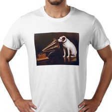 His Master's Voice HMV Dog Gramophone poster art print t-shirt tee