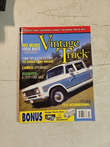 Vintage truck magazine - truck,