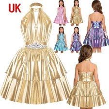 UK Girls Sparkly Halter