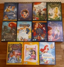 DVD - X11 Disney Princess DVDs