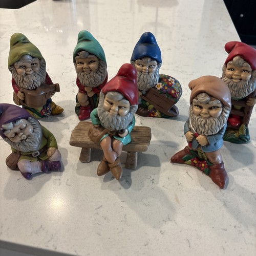 Vintage garden gnomes 1980 s - garden, 1980's