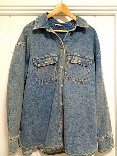 Blue denim cotton - denim,