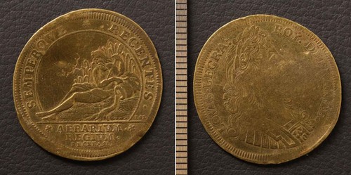 France token louis xiv - token,