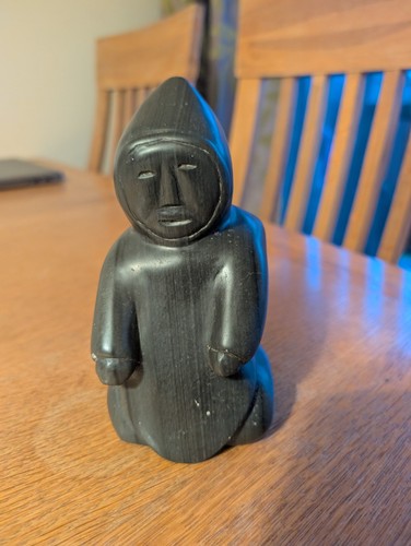 Vintage carved soap stone - carved,