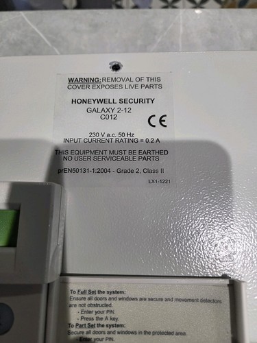 Honeywell galaxy metal - galaxy, g2-12