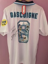 Paul Gascoigne Signed England Shirt - EURO 96 - Special Edition - COA