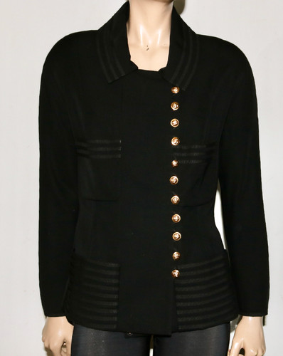 Chanel black wool suit - chanel, jacket