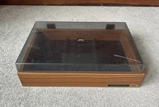 Vintage Wood Effect Cassette 33 Tape Holder Storage Box. Hinged Plastic Lid ￼