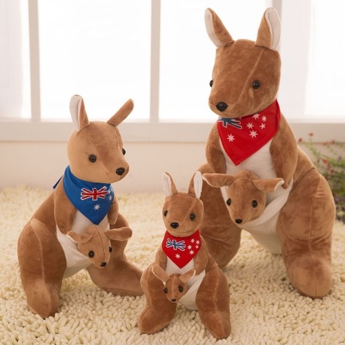 Kangaroo stuffed animal - stuffed,