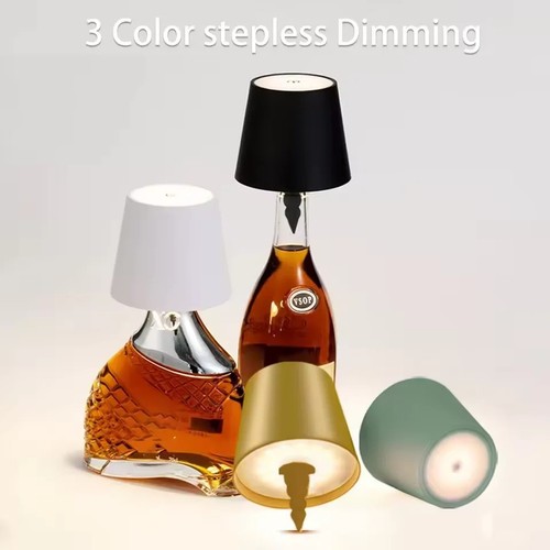 Wireless bottle table lamp - bottle,