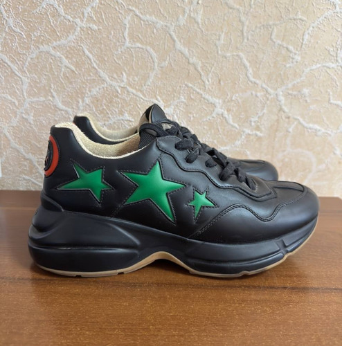 Gucci trainers rhyton leather - gucci,