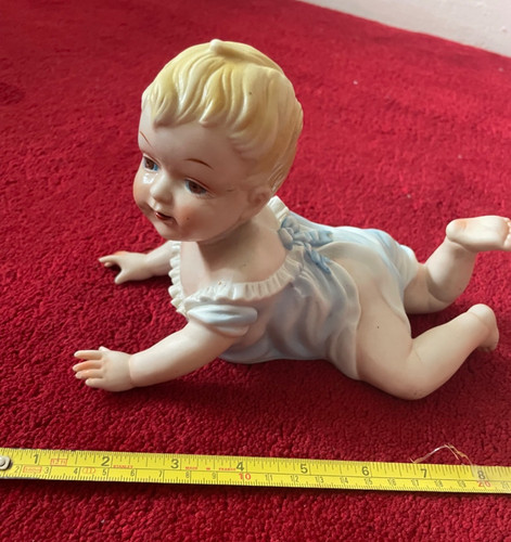 Vintage bisque crawling - vintage,