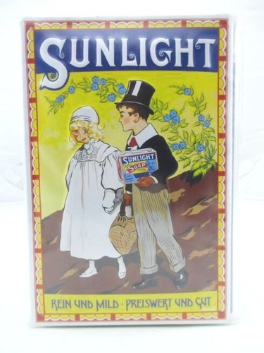 Metal sign sunlight soap 30 - "sunlight,