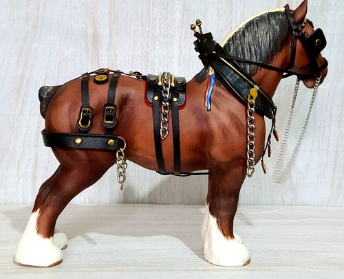 Beswick rare harnessed burnham - harnessed,