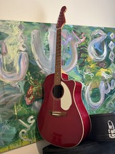 Fender California Series Sonoran Electro-Acoustic Guitar Red ?