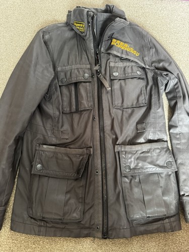Superdry black hawk - black, waxed