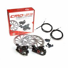 Clarks Mechanical Disc Brake Set MTB Hybrid Lightweight 160mm rotors S/S Cables