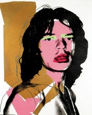 Art Poster Andy Warhol Mick Jagger  Iconic Rolling Stones Singer Popart Print