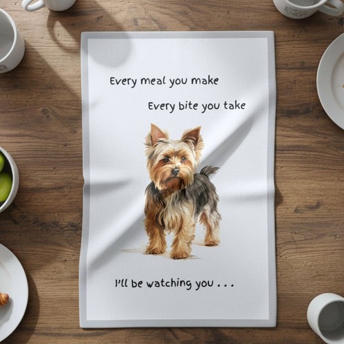 Yorkshire terrier dog - dog, tea