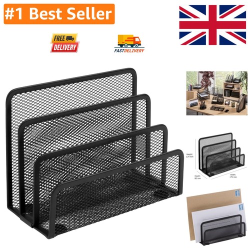 Compact black wire mesh - black, letter