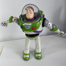 Disney Buzz Lightyear Thinkway Toy Story Figure Spanish / English Speaking