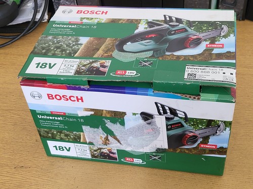Bosch 18v cordless - 18v, chainsaw