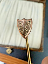 Antique Shield Stick Pin Lapel